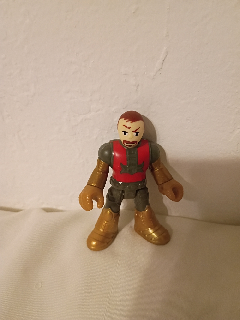 Fisher-Price Gold and Red Knight Figure